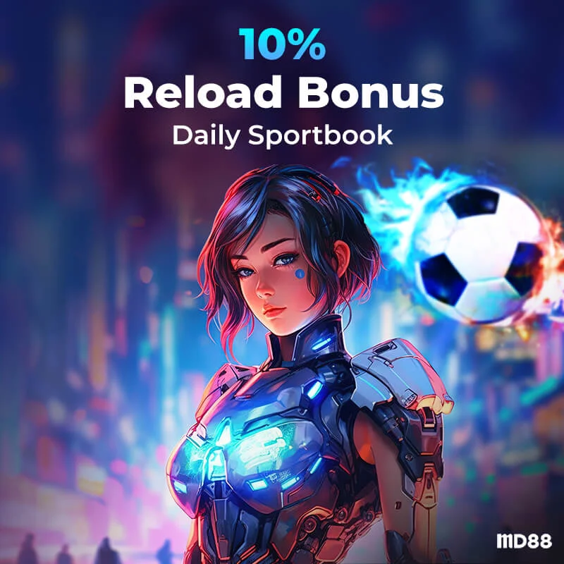 MD88 10% Daily Sport Reload Bonus