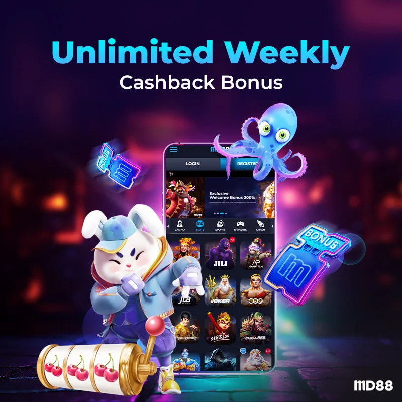 MD88 AUD688 Weekly Cashback Bonus